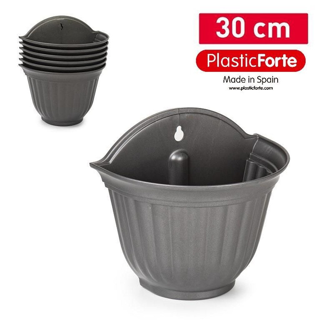 Vaso da parete 30 cm ANTRACITE