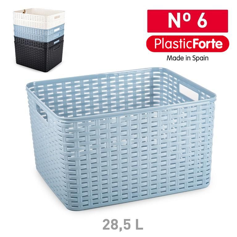 Cesta Rattan 28,5 L 35 x 40,5 cm SURTIDO BAG