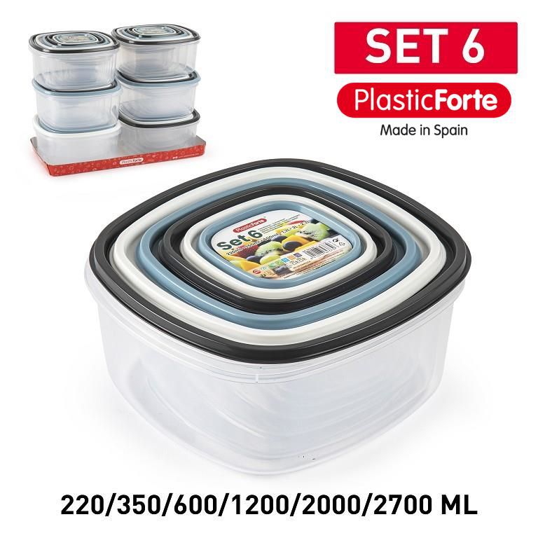Set 6 Contenitori quadrati Urban SURTIDO BAG