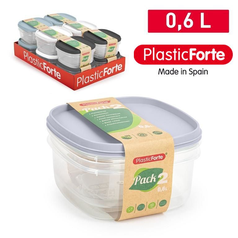 Pack 2 contenitori 0,6 L SURTIDO BAG
