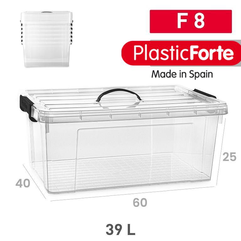 Scatola multiuso Forte F8 39 L NERO