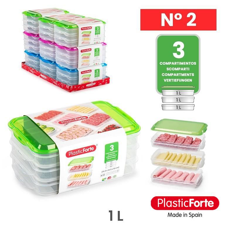 Portapranzo impilabile n.2 GAMMA TRASLUCIDA