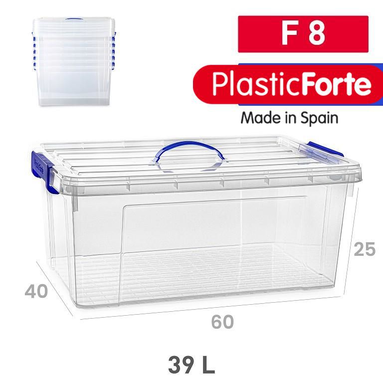 Scatola multiuso Forte F8 39 L TRASPARENTE