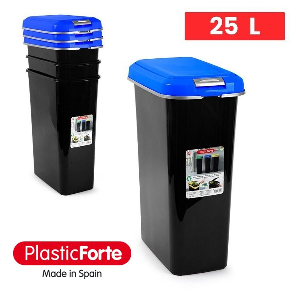 Secchio di riciclaggio 25 L BLU PARCHIS