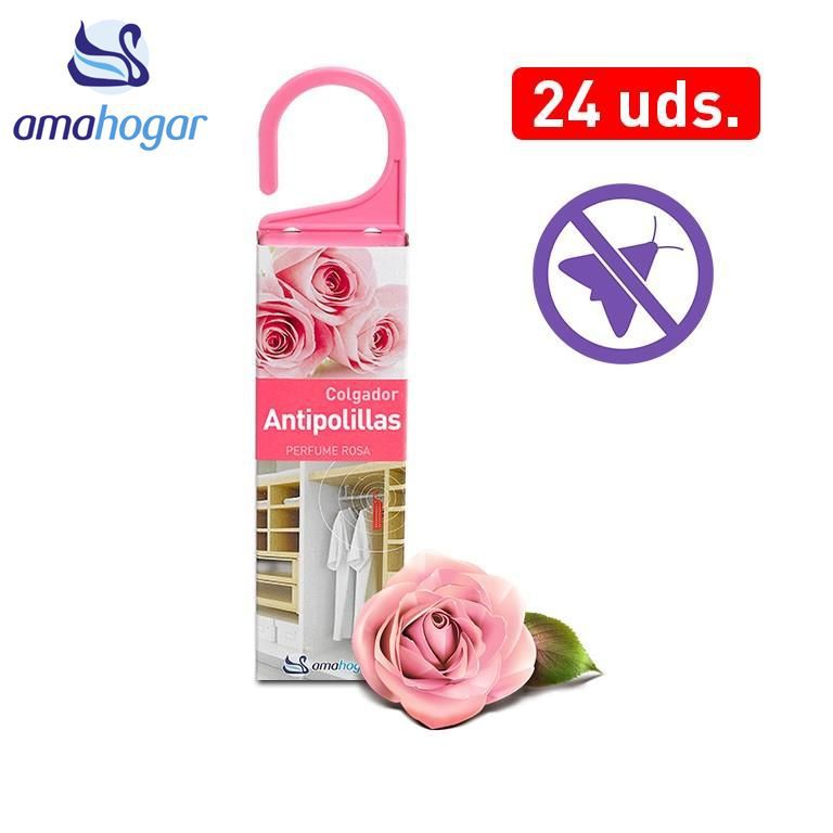 Antitarmico con gancio rosa