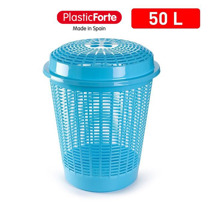 Portabiancheria Tonda BLU CHIARO