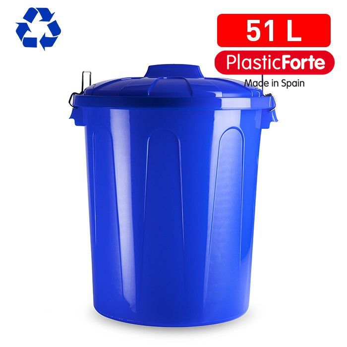 Bidone 51 L Blu Parchis