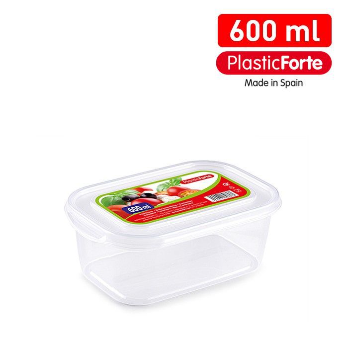Contenitori BASIC rettangolare 600 ml TRASPARENTE