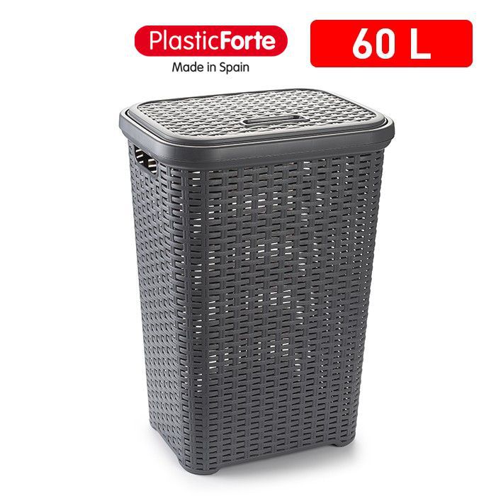 Portabiancheria Rattan GRIGIO CHIARO