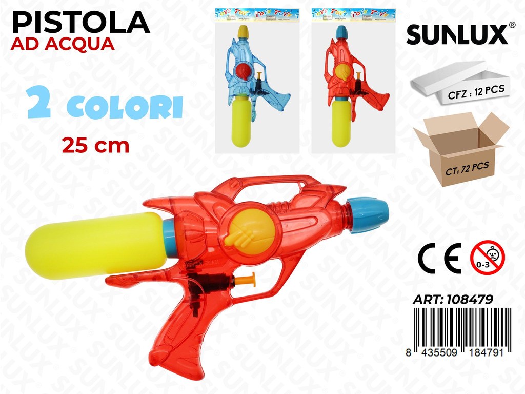 Pistola Ad Acqua Col. Ass. 25CM