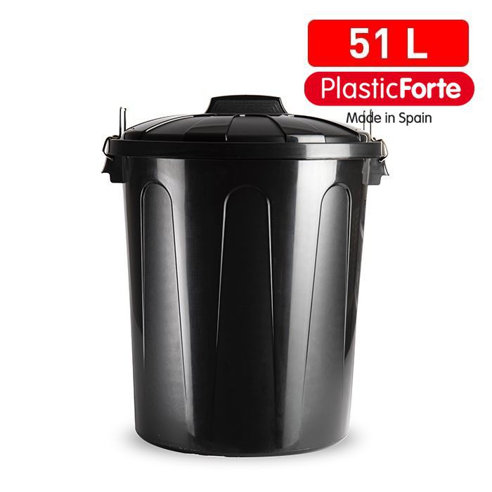Bidone 51 L NERO