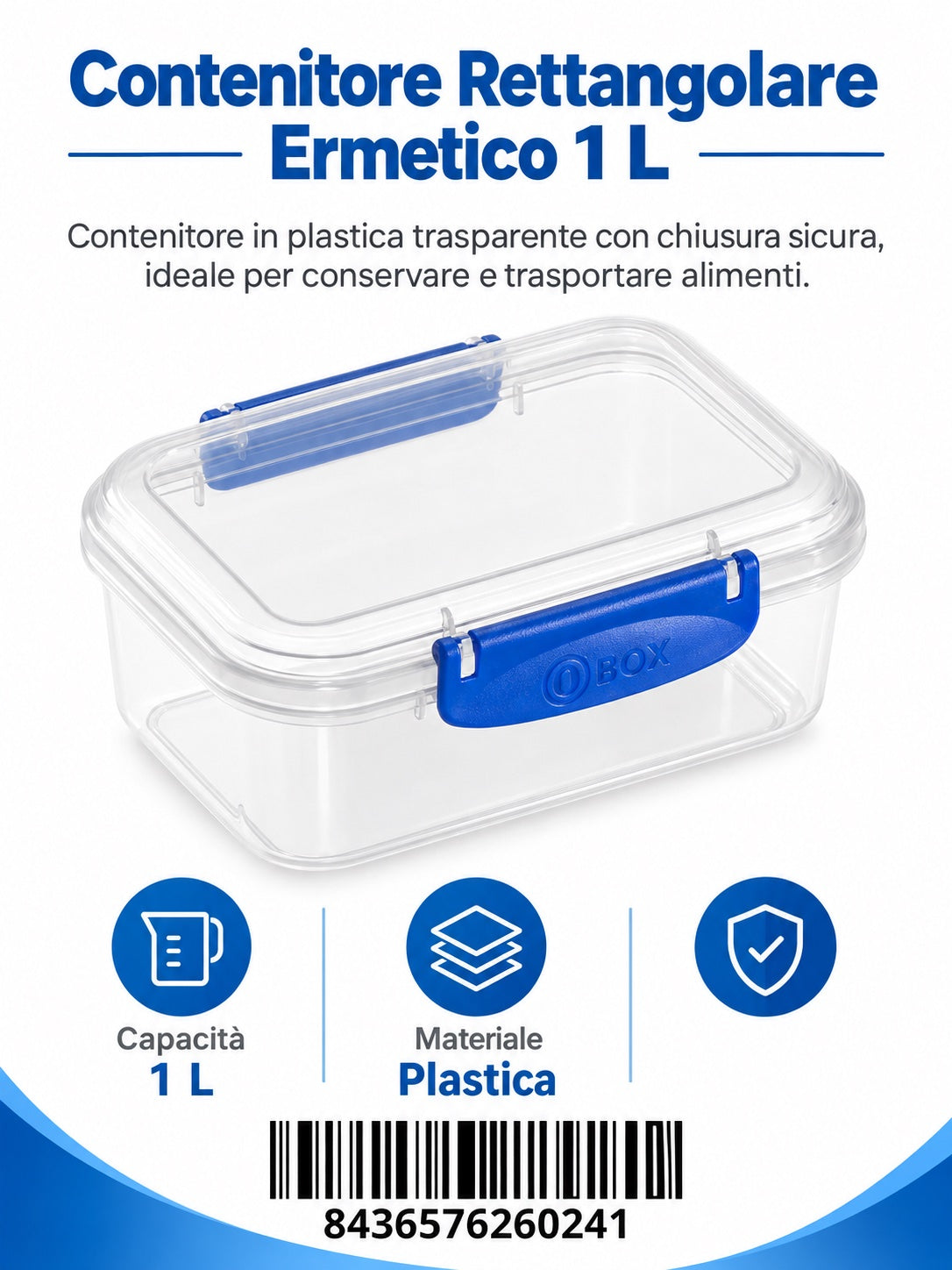 2024 Ubox 1L Rettangolare