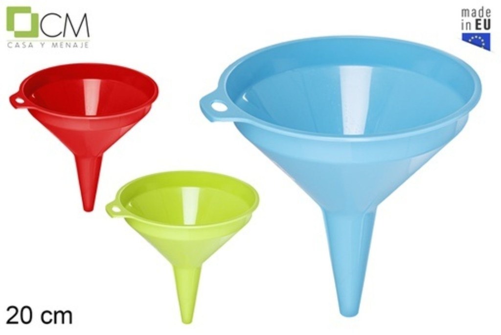 Imbuto Plastico 13Cm Colorati