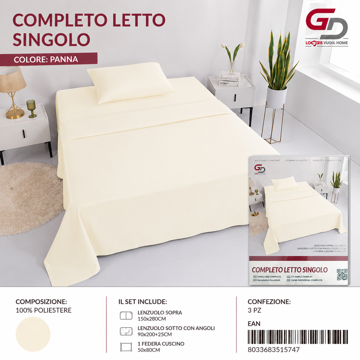 Completo Letto 1P