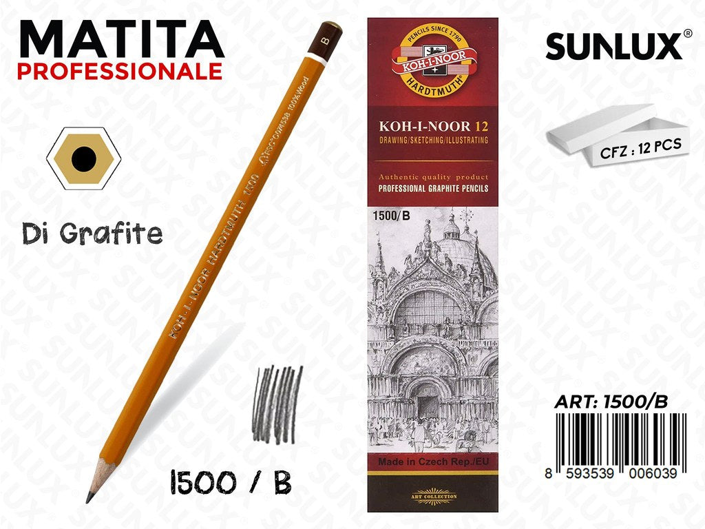 Matite Professionali di Grafite B