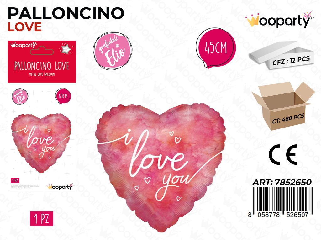 Palloncino i Love You 45CM