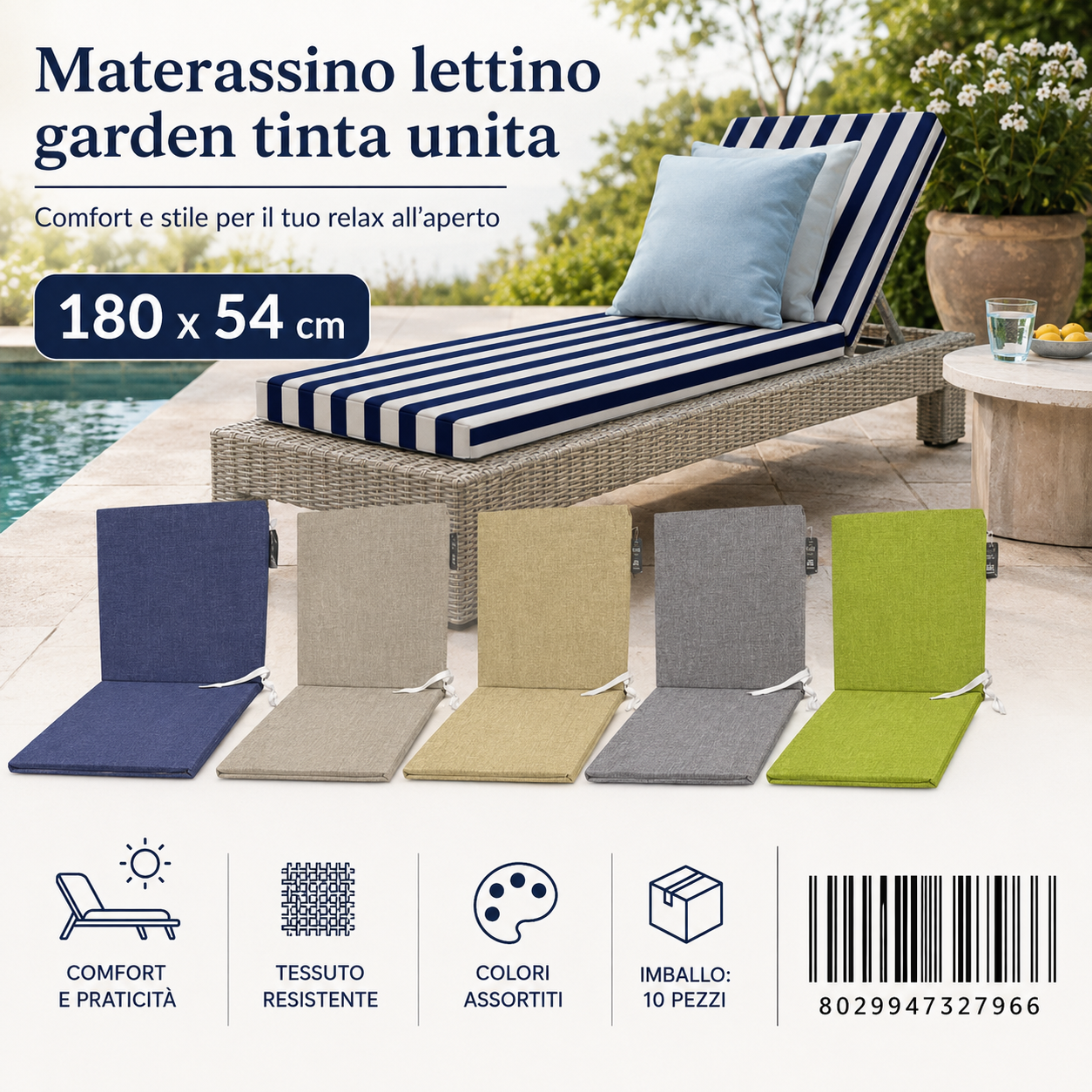 Materassino Lett Garden Tu 180*54
