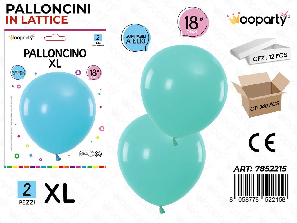 Wooparty Palloncini Lattice Xl 2PCS 45CM