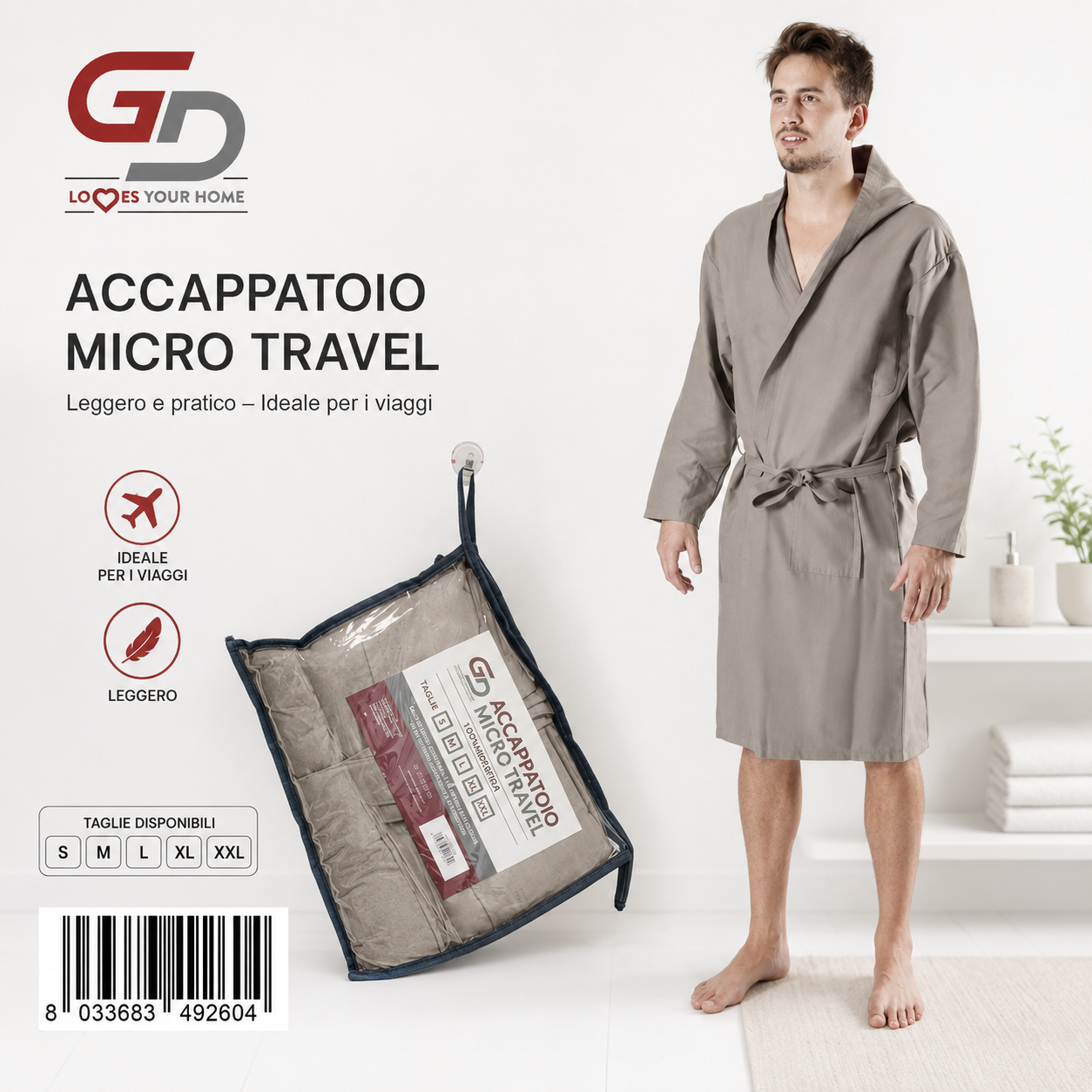Accap Microf Travel Poch Tort