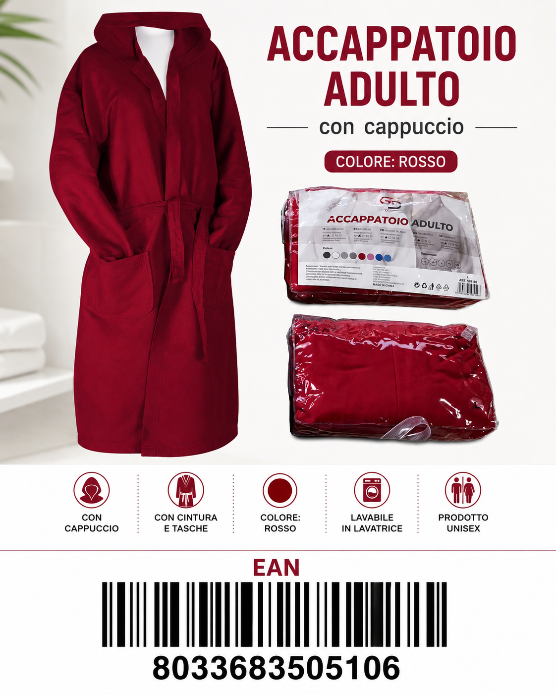 Accappatoio Adulto