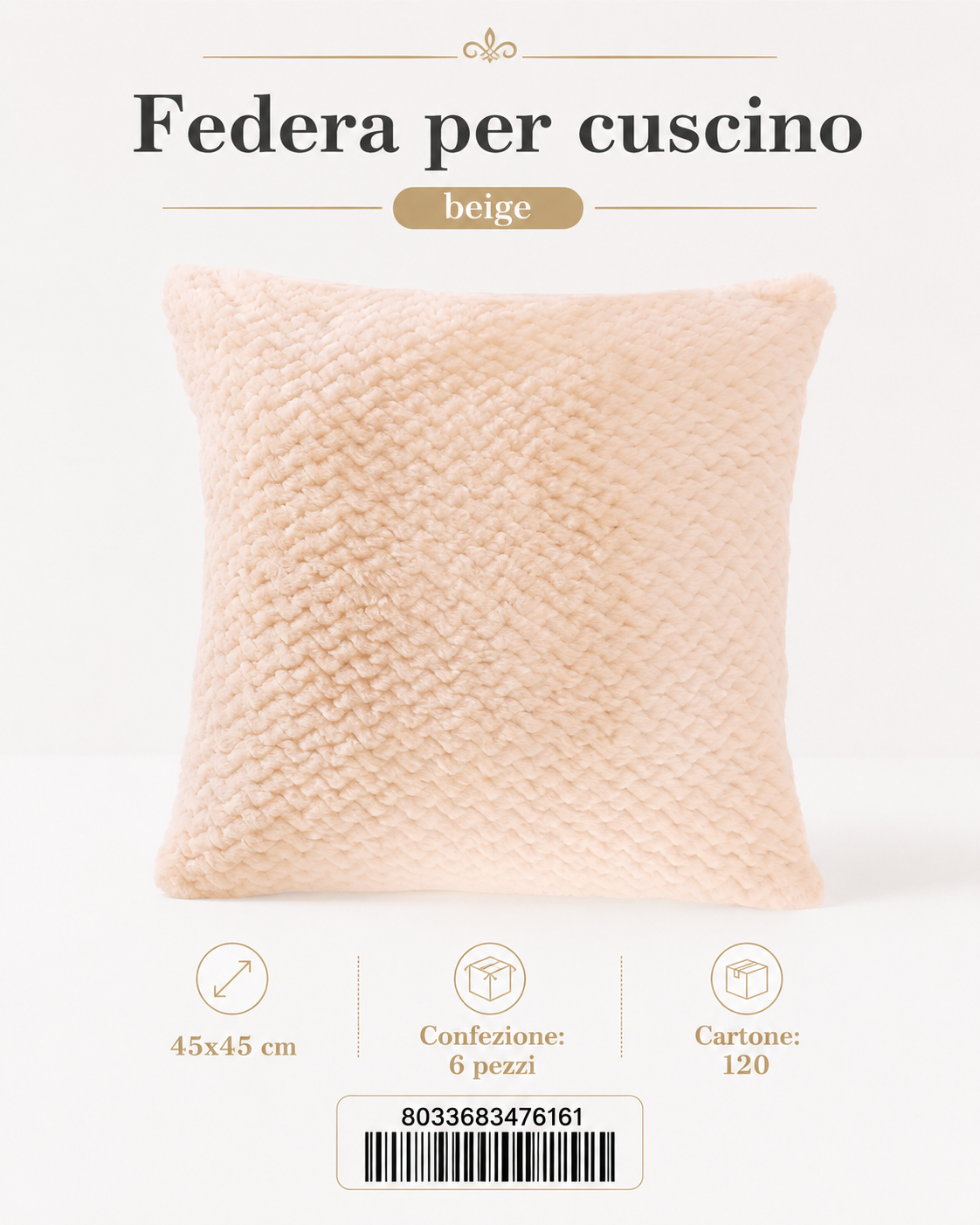 Federa Per Cuscino 45*45Cm