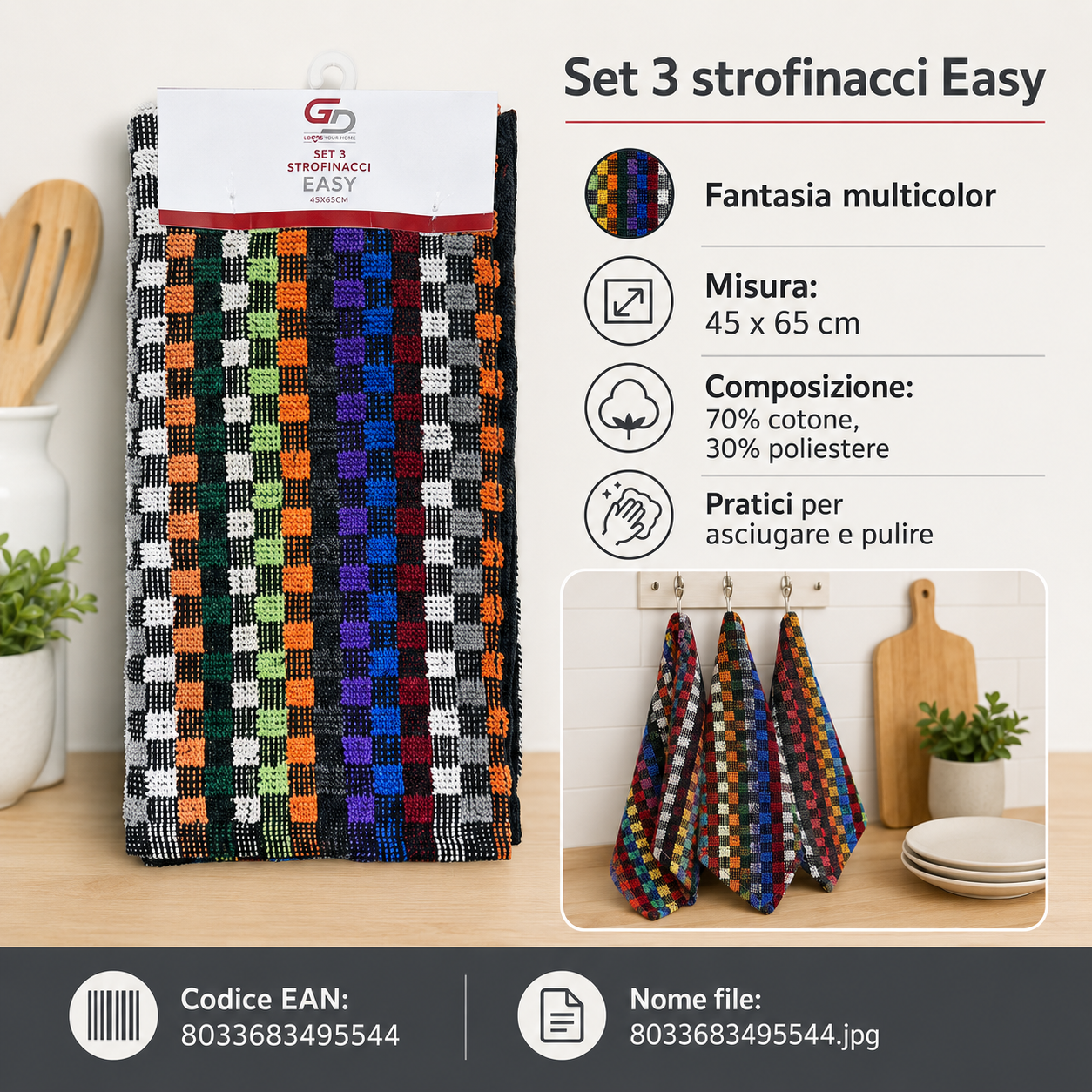 Set 3 Strof Easy 45*65