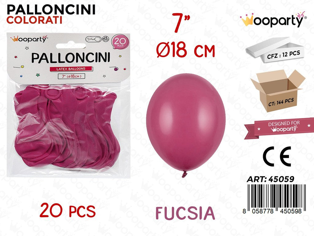 Palloncino Fucsia 7 20PCS