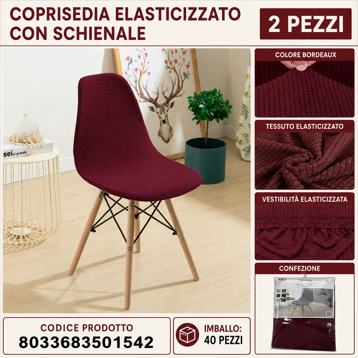 Coprisedia Con Schienale