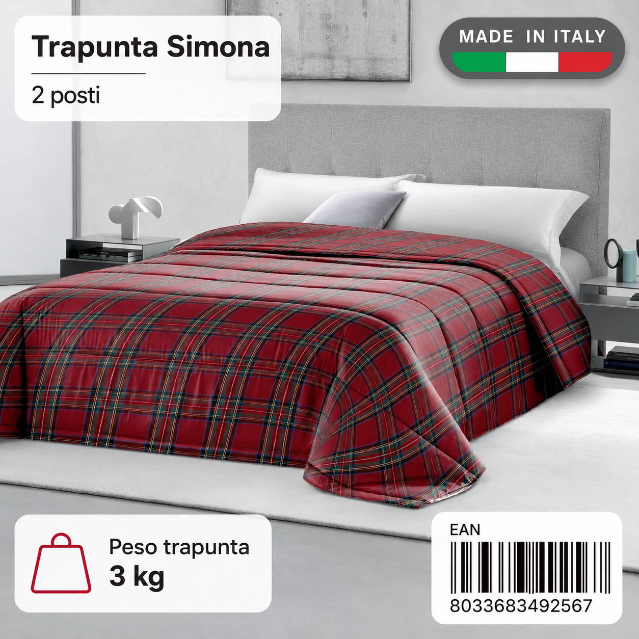 Trapunta Simona 3 Stp 2P
