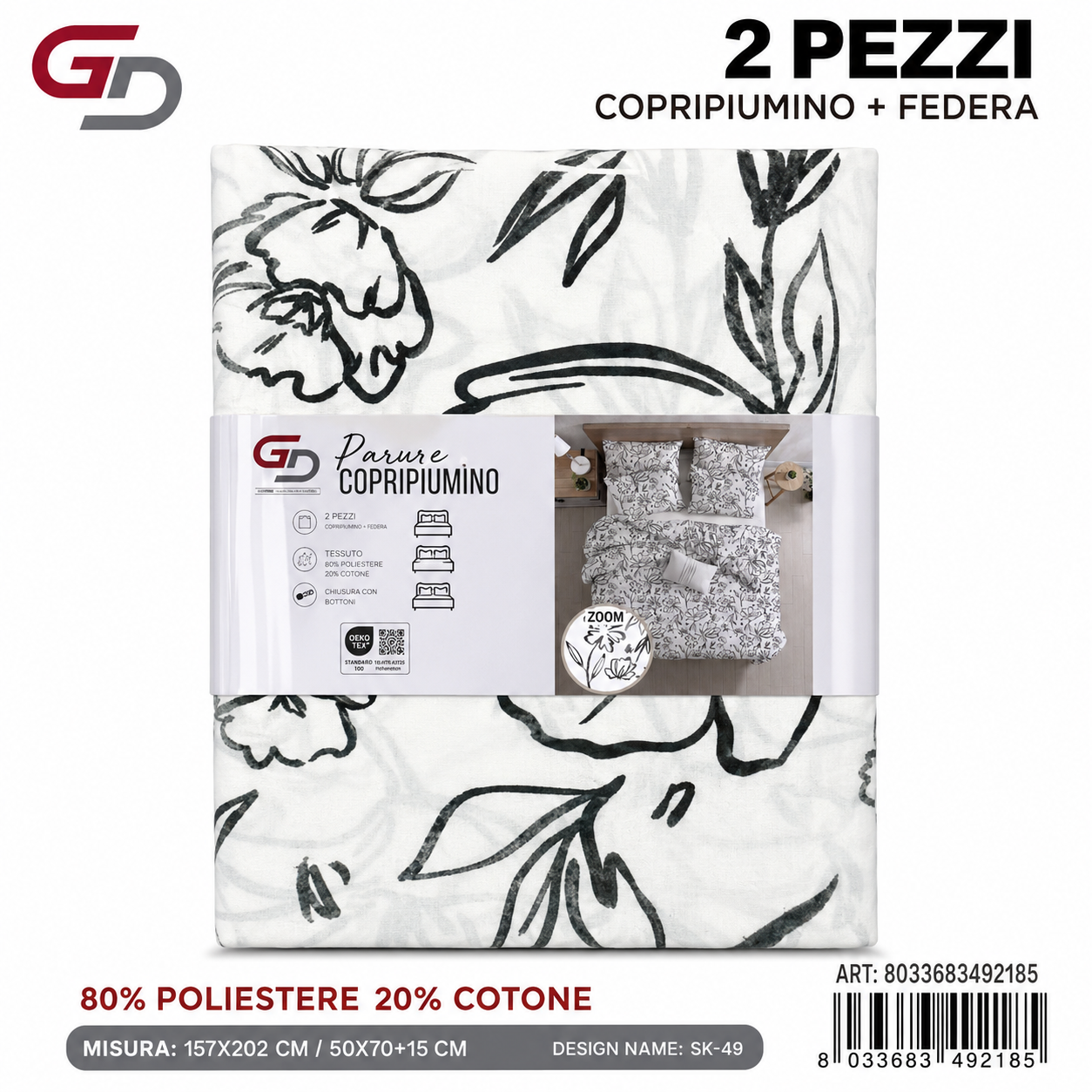 Parure Copripiumino Sk-49