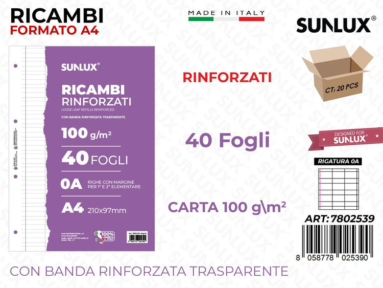 Ricambi Sunlux