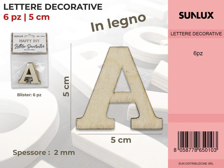 Lettere e Numeri Legno