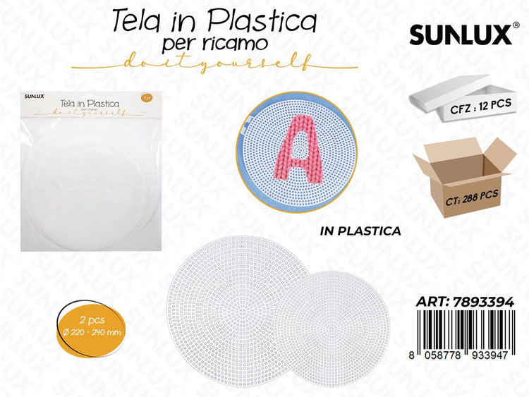 Tela Plastica per Ricamo