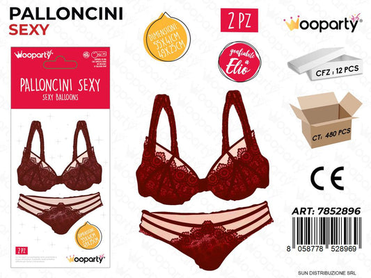 Palloncini Sexy 2 Pcs 55*41CM - 49*25CM