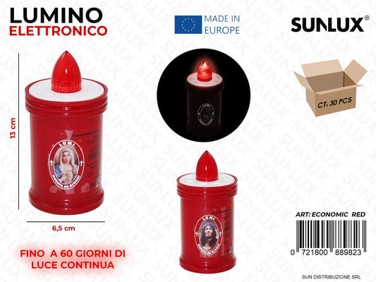 Lumino Elettrico Ass. Durata 60GG 6.5*13CM