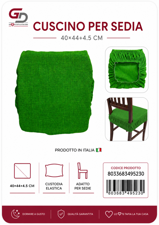 Cuscino Da Sedia Con Elastico H4.5Cm