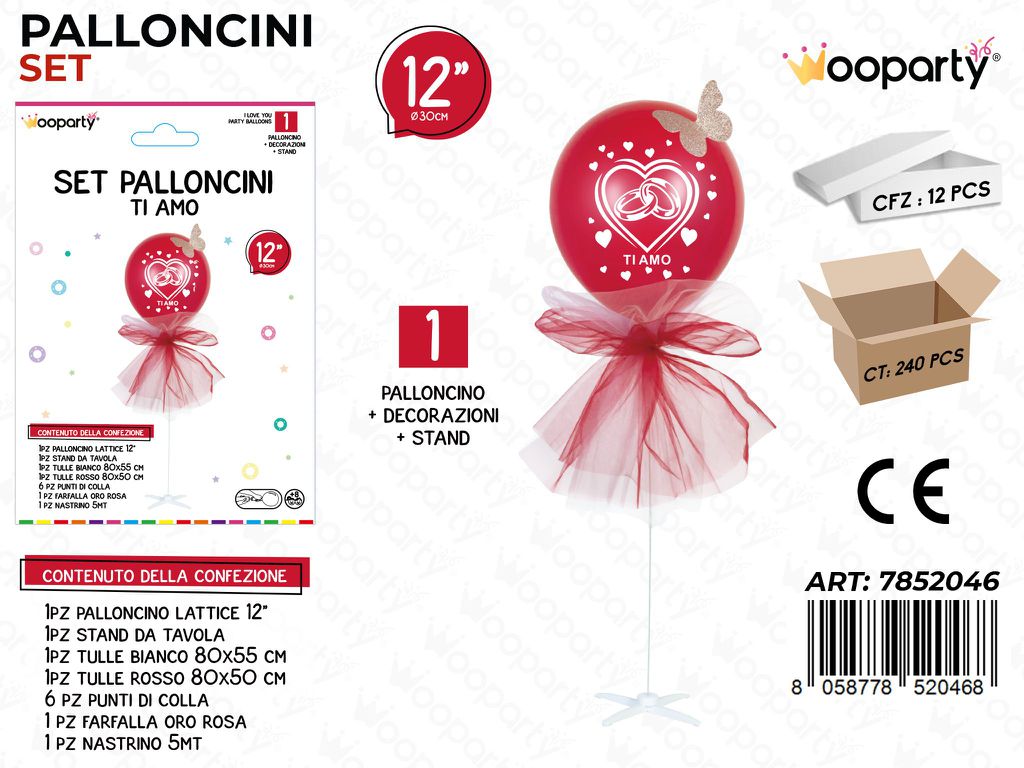 Wooparty Set Pallon. c/ Stand Tiamo