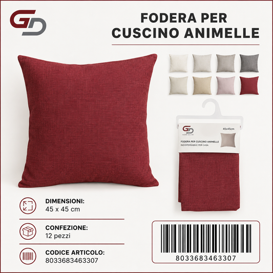 Federa Per Cuscino Animelle Joelle 45*45Cm