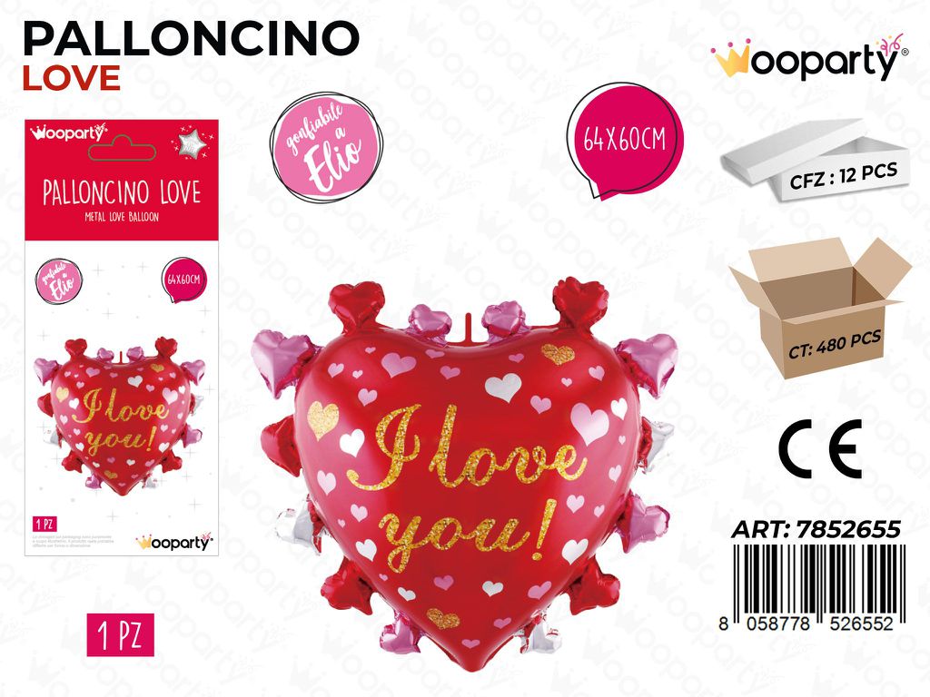 Palloncino i Love You 64*60CM