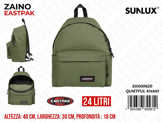 ZAINO EASTPAK QUIETFUL KHAKI 30*40*18CM 24LT