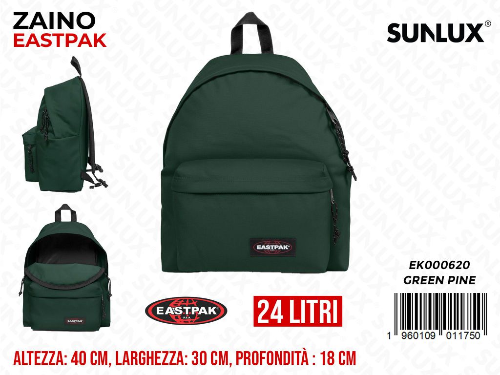 ZAINO EASTPAK GREEN PINE 30*40*18CM