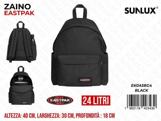 ZAINO EASTPAK DAY PAK R BLACK  30*40*18CM 24LT