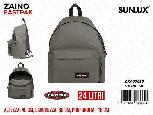 ZAINO EASTPAK STONE SILVER 30*40*18CM 24LT