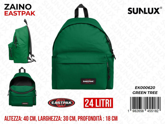 ZAINO EASTPAK GREEN TREE 30*40*18CM 24LT