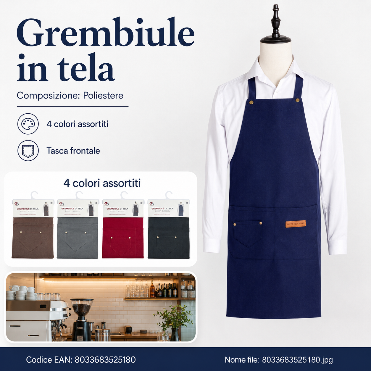 Grembiule In Tela