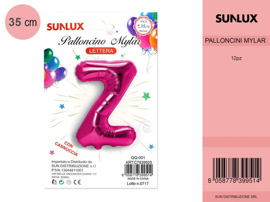 Palloncino Mylar Fucsia Lettera Z