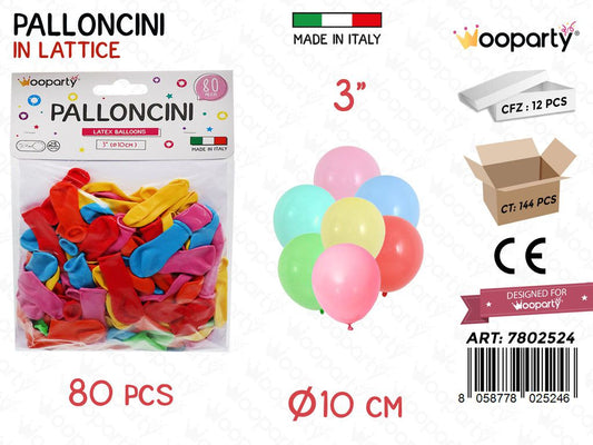 Wooparty Palloncini Bombetta Acqua 80PCS 10CM