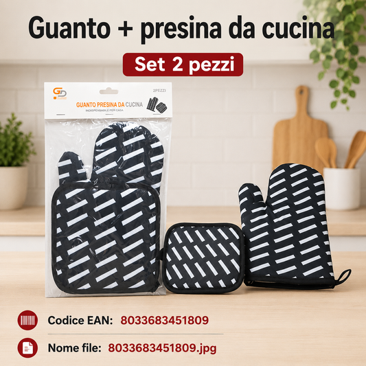 Guanto + Presina Da Cucina