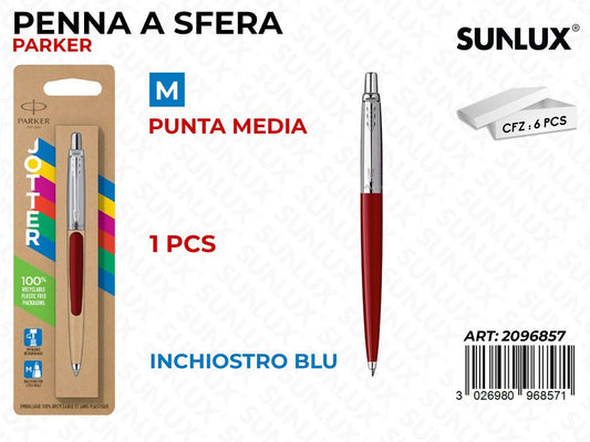 Penna a Sfera Jotter Rossa Inch. Blu M