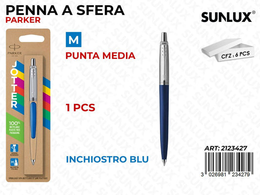 Penna a Sfera Jotter Blu Inch. Blu M
